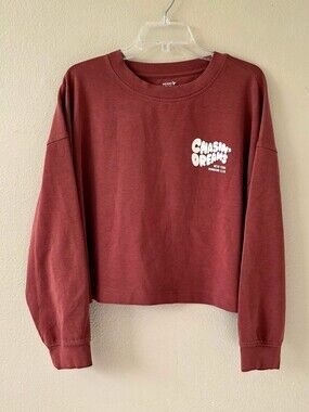 Old Navy Rust Red Chasin Dreams Cropped Sweater - Size 2X